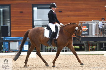Hattie Lever riding Majestic Moments represented Balcombe Grammer in the Senior 1.1.