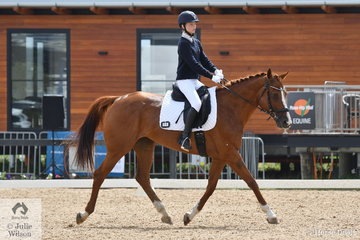 Daisy Klintberg representing Firbank School rode Wild Dutchess in the Senior 1.1.