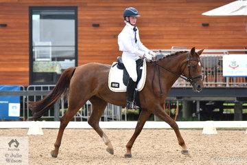 Indi Officer from Ballarat and Clarendon College rode Bloomfield Royal Nizika to fourth place in the Senior 1.1.