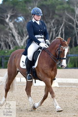 Fern Wright rode her wonderful Kamber Pruderi to win the IRT FEI U25 Grand Prix.