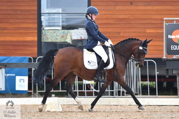 Bella Plumbridge riding Illawong Harvest Moon took second place in the Charlies Cookies Pony Medium 4.2 and 4.3.
