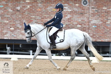 Charlotte Pennefather riding Mithril Kismet took third place in the ASPR Pony Novice 2.2.