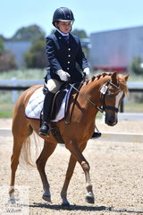 Sebastian Fong rode Freemans Lodge Nevada in the popular MotorOne Participation Preliminary 1.1 Junior.