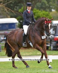 Champion Rider 17-21 years, Brynie Lee and "SLM Valentino"