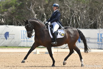 Rio Olympic representatives, Sue Hearn and 'Remington' from NSW took third place in the  IRT FEI Grand Prix CDI Australian World Cup Final Freestyle.