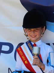 PCANSW State Show Riding Championships  9 and under 11 years Champion Anastasia Blanch 
