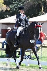 Stephanie Barrington rode her super, 'Rebelle' by Rodrigo (imp) to claim the Barastoc 50th Anniversary Celebration Show Rider over 25 Years Championship.