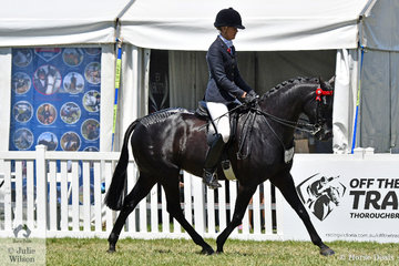 Brynie Lee stepped aboard Jeremy Roberts', 'Mr Napoleon' and rode away with the Barastoc 50th Celebration Anniversary Show Small Galloway Championship.