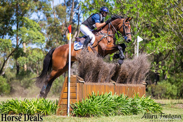 Stuart Tinney and Sir Pepper making cross country look like a walk in the park.