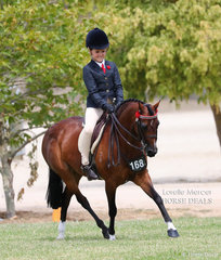 Ruby McAuliffe placed Top 10 in the Rider 6 & under 9 years event.