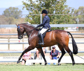 Rachel Wessel rode the impressive "Bella Rossa" to place Top 10 in her Rider 30 years & over class.