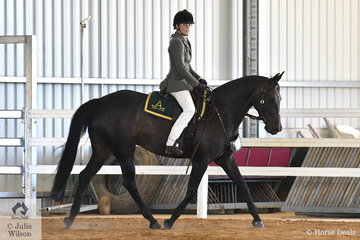 Seventeen year old Olivia Henzen just starting Year 12 in 2019 showed her older peers a clean pair of heels today.  Olivia rode  her 'Bushdrift Coolplay' to win the Working Gelding and go on to claim the Senior Working Championship and then take out the 8th Light Horse Supreme Exhibit Under Saddle.