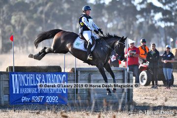 "ISLE OF NEW NORFOLK" ridden by Sophie Fox placed 4th in the CCN 2 Star Young Rider Class with a final score of 37.40
