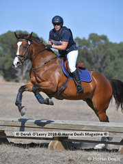 "KIANDRE ALBA" placed 2nd in the EV65 Class ridden by Tarli Preston with a score of 34.40