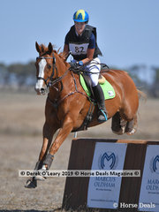 Winner of the CCN 1 Star Section A, "NEW WORLD ROLLS ROYCE" ridden by Jamie Stitchel with a winning score of 32.80
