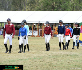 The final leg of the Australian Jumping Teams League saw all the teams gather to walk the Leopoldo Palacios designed track prior to a nail biting finish. 