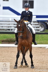 Isabelle Luxmoore rode Feru to third place in the FEI Intermediate B.