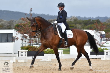 Charlotte Pederson rode Hill Cottage Jazmira to twelfth place in the FEI Grand Prix CDN.