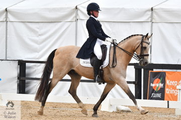 Amy Bachmann rode her delightful Heritage Park Chartreuse to second place in the FEI Prix St George.