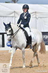 Charlotte Pennefather rode the Welsh Pony, Mithril Kismet in the Charlie's Cookies Medium, Championship.