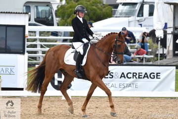 Phoebe Roche riding Saddle Up Romper Stomper took fourth place in the Team Test Grade 4 CPEDI.