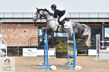 Georgia Price looked stylish riding Batman Xtreme in the Young Rider Championship.