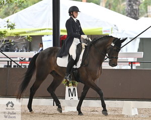 Sienna Hawkins rode her, 'Tallyho Something Saintly' by Tallyho Jupiter to Take third place in the Intermediate II U25.