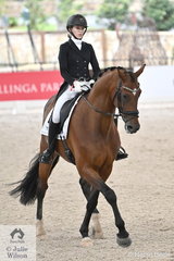 Kodi Tupper rode Karma Wilson's, 'Endless Dream' to third place in the Young Rider Team Test CDIY.