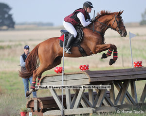 Brooke Searle in the CCN 2.5* riding "Dapoint" placed 10th with a final score of 67.60
