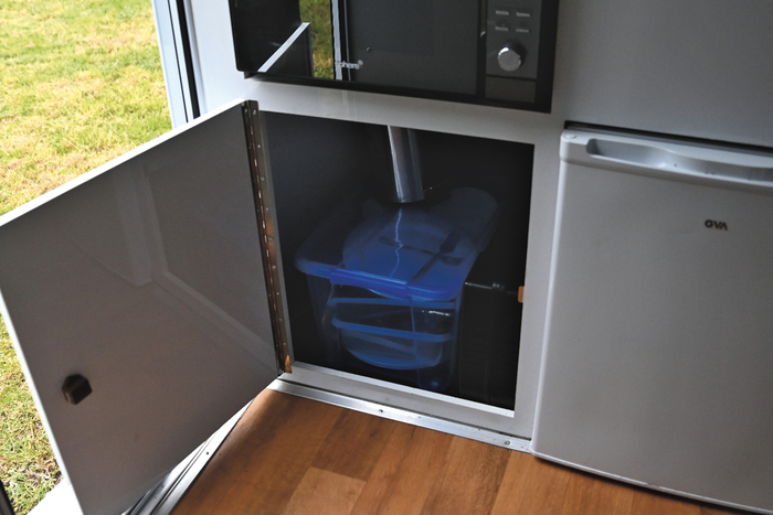 Even more storage. “Storage was my priority,” says Bianca. “I did not want to have to put anything in the car.”