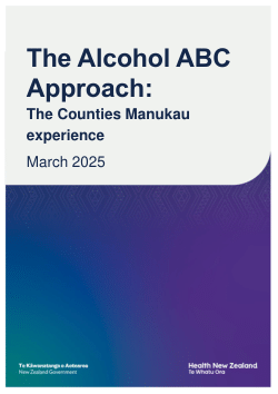 Item - The Alcohol ABC approach: The Counties Manukau experience ...