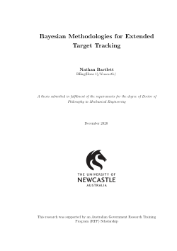 Item - Bayesian methodologies for extended target tracking - Open ...