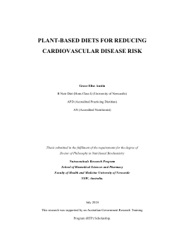 Item - Plant-based diets for reducing cardiovascular disease risk ...