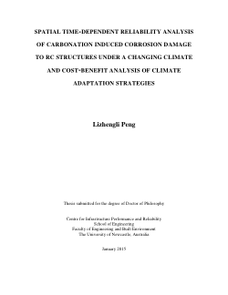 Item - Spatial time-dependent reliability analysis of carbonation ...