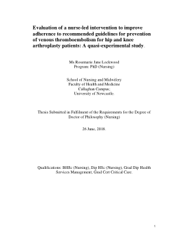 Item - Evaluation of a nurse-led intervention to improve adherence to ...