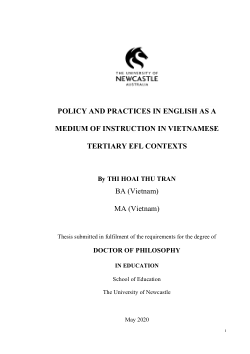 Item - Policy and practices in English as a Medium of Instruction in ...
