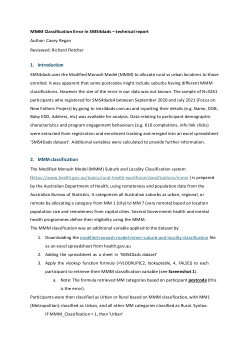 Item - MMM classification error in SMS4dads – technical report - Open ...