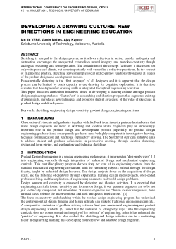 Item - Developing a drawing culture: New directions in engineering ...