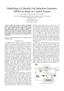 Item - Modelling of a doubly fed induction generator (DFIG) to study ...