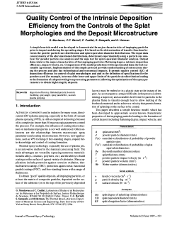 Item - Quality control of the intrinsic deposition efficiency from the ...