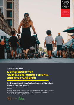 Doing Better for Vulnerable Young Parents and their Children - An Exploration of how Technology could Catalyse System Transformation
