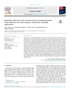 Modelling, fabrication and characterization of graphene/polymer nanocomposites for electromagnetic interference shielding applications