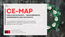 Item - The CE-MAP: Circular Economy - Measurements, Assessments and ...