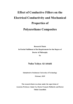 Item - Effect of Conductive Fillers on the Electrical Conductivity and ...