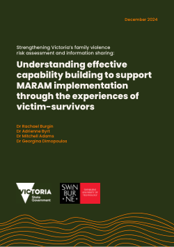 Item - Strengthening Victoria’s family violence risk assessment and ...