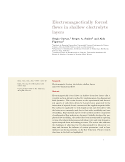 Electromagnetically Forced Flows in Shallow Electrolyte Layers