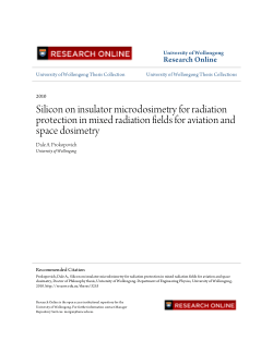 Item - Silicon on insulator microdosimetry for radiation protection in ...