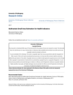 Item - Multivariate Small Area Estimation for Health Indicators ...