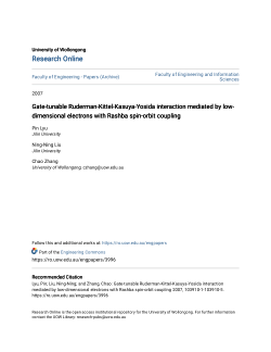 Item - Gate-tunable Ruderman-Kittel-Kasuya-Yosida interaction mediated ...