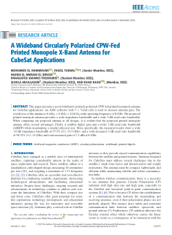 Item - A Wideband Circularly Polarized CPW-Fed Printed Monopole X-Band ...